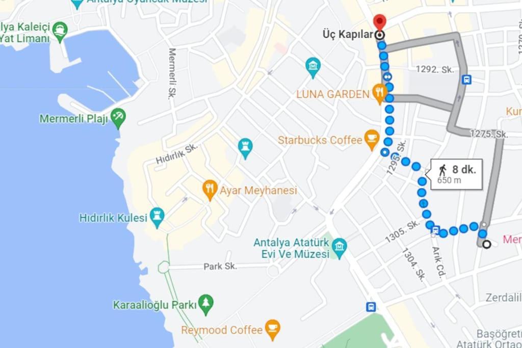 Aether Flats No7,Old Town, Beach, Central, Netflix 安塔利亚 外观 照片